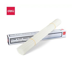 得力（deli）3853 自動財務憑證裝訂機專用鉚管500mm 100支/盒 （適用于得力3880 33888 14601 33480）