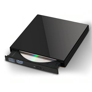 USB外置DVD光驅 臺式機一體機筆記本電腦通用CD刻錄機外接移動光驅 黑色