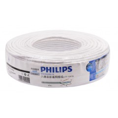 六類千兆網線cat6非屏蔽雙絞線(0.58±0.01mm)網絡工程綜合布線 SWA1945J5/93-100米/卷